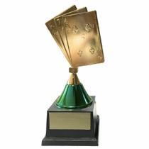 Troféu de Truco Carteado Para Torneio / Campeonato - Bilhares Platinum