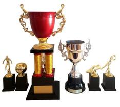 Trofeu Modelos Taças + Premios Melhores dos Jogos - Brasil Gold