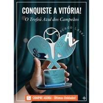troféu para Beach tênis personalizado - MDF de 6 mm + acrílico espelhado kit personalizado