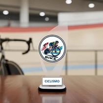 Troféu Para Ciclismo Em Acrílico Bike Para Premiação 1 Peça Troféu Para Ciclismo Em Acrílico Bike Para Premiação 1 Peça