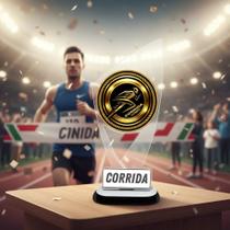 Troféu Para Corrida De Campeão Acrílico Premiação 1 Peça Troféu Para Corrida De Campeão Acrílico Premiação 1 Peça