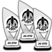 Troféu Personalizado em Adesivo UV, 21cm Altura, Troféu em Acrílico para competições, Kit 3 Troféus