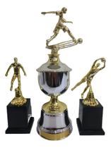 Trofeu Piramide Mini Campeão + Destaques Campeonato - Brasil Gold