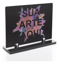 Troféu Placa Homenagem Em Acrílico Personalizado 15x10cm Cor Preto Troféu Placa Homenagem Em Acrílico Personalizado 15x10cm Cor Preto