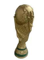 Troféu Réplica Copa Do Mundo Dourado 34cmcolecionável Decor Troféu Réplica Copa Do Mundo Dourado 34cmcolecionável Decor