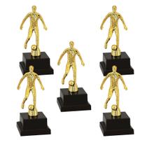 Troféu Vitória Vencedor Futebol 17cm Kit Com 5 Unidades