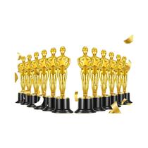 Troféus De Ouro Mini Troféus Pacote Em Lote 4-7 Polegadas De Altura Estátua Plástica Dourada