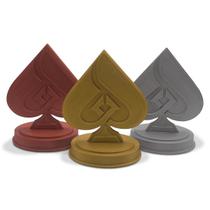Troféus Para Poker Decorativo - Kit 3 Unid - Naipes de Espadas