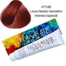 Troia 77.66 - Louro Médio Vermelho - Hidratação & Brilho - Troia Hair