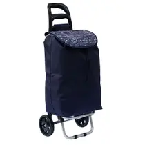 Trolley Bag - carrinho de feira estampa 'AZUL ABSTRATO' -carrinho de compras marca 'ADM'