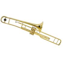 Trombone De Pisto Tb 200p Laqueado Dourado Com Case New York F097