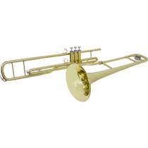 Trombone de Pisto Tenor TB 200PD Laqueado Dourado com Case New York