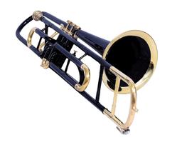 Trombone NauticalMart Bb Preto Tipo Válvula Trombone NauticalMart Bb Preto Tipo Válvula