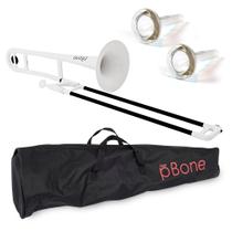 Trombone pBone Bb Plastic Leve com bocais e bolsa
