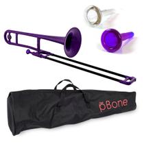 Trombone pBone Bb Plastic Leve com bocais e bolsa