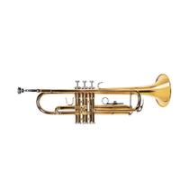 Trompete Dourado Em Bb Com Bocal 16465 Dominante Trompete Dourado Em Bb Com Bocal 16465 Dominante
