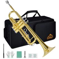Trompete EASTROCK Bb Standard com Estojo e Kit de Limpeza