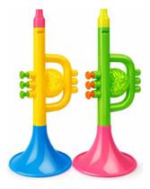 Trompete Infantil Colorido Com Som Brinquedo Musical Criança Trompete Infantil Colorido Com Som Brinquedo Musical Criança