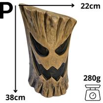 Tronco 38cm decoração de halloween plástico enfeite terror