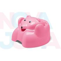 Troninho Adoleta Urso / Ursa Com Tampa / Rosa - Cajovil Troninho Adoleta Urso / Ursa Com Tampa / Rosa - Cajovil