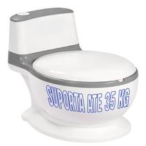 Troninho Assento Redutor Penico Privadinha Infantil Unissex Cinza Lisa