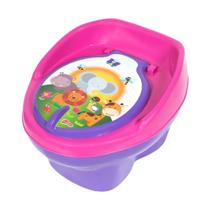 Troninho Bichinhos Lilás E Rosa Bebê Sonoro 0532- Styll Baby