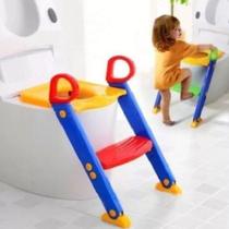 Troninho com escada infantil assento redutor vaso sanitário