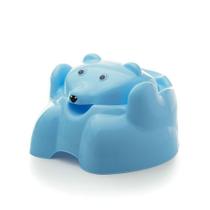 Troninho Grande para Bebê Urso Com Tampa Pinico Azul - Cajovil
