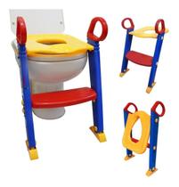Troninho Infantil Com Escada Assento Redutor Vaso Sanitário - Importway