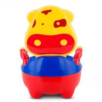 Troninho Infantil com Música Prime Baby Fazenda Penico Educativo com Depósito Removível Antiderrapante e Alças Giratórias para Desfralde Colorido