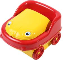 Troninho Penico 2 Em 1 Com Redutor De Assento Pit Stop Cor amarelo com vermelho