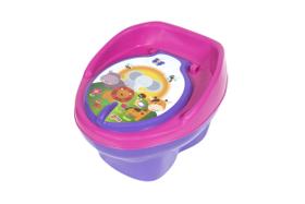 Troninho Penico Infantil para bebe rosa 2 em 1 Styll baby