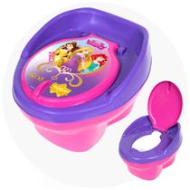 Troninho Penico Infantil Personagens Disney Com Tampa e Coletor