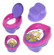 Troninho Penico Privadinha Infantil Desfralde Rosa Lilás Animais Troninho Penico Privadinha Infantil Desfralde Rosa Lilás Animais