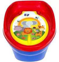 Troninho Penico Privadinha Infantil Desfralde Vermelho