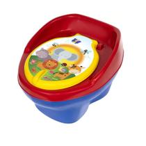 Troninho Pinico Comum Infantil Bichinhos Azul Bic e Vermelho - Styll - Styll Baby