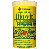 Tropical bio-vit flakes 100g - ração em flocos p/ peixes - un Tropical bio-vit flakes 100g - ração em flocos p/ peixes - un