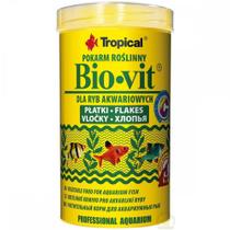 Tropical bio-vit flakes 100g - ração em flocos p/ peixes - un