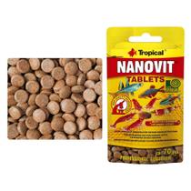 Tropical Nanovit Tablets 10g Ração De Fundo Ou Auto Colante Tropical Nanovit Tablets 10g Ração De Fundo Ou Auto Colante