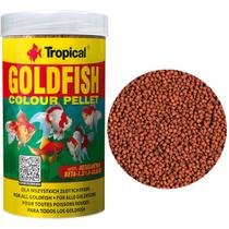 Tropical Ração Para Peixes Goldfish Color Pellet 90g