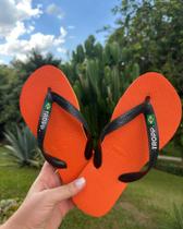 Tropp Chinelo Unissex - Conforto E Estilo Na Cor Laranja