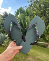 Tropp Chinelo Unissex Conforto E Estilo Na Cor Verde Militar