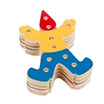 Troque e Encaixe as Cores - Palhaço