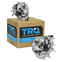 TRQ Conjunto de 2 peças de rolamento e cubo de roda 4x4 8 furos