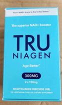 Tru Niagen Nicotinamide Riboside Chloride 300mg 120 Cápsulas Vegetais Suplemento Importado Original