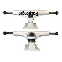 Truck Skate 139mm Stronger Branco Profissional Pede Paz