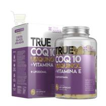 True Coq 10 Ubiquinol + Vit E Lipossomal 60 Caps True Source