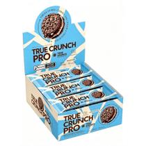 True Crunch Pro Cookies Cream Chocolate 12Un - True Source True Crunch Pro Cookies Cream Chocolate 12Un - True Source