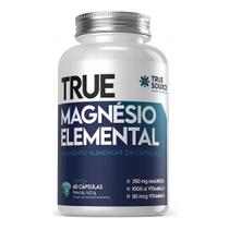 True Magnésio Elemental 60 Cápsulas True Source