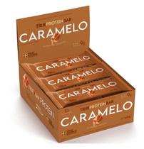 True Protein Bar Display (12 unid. 35g) - Sabor: Caramelo